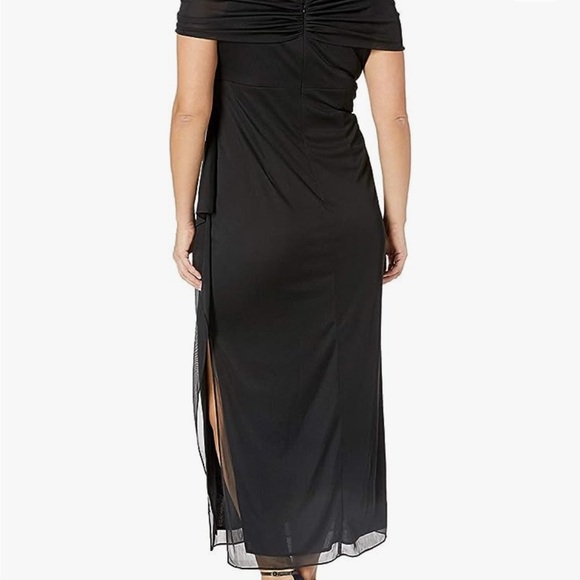 ALEX EVENING BLACK DRESS, Size 10 NWT NEVER WORN. - Picture 3 of 8
